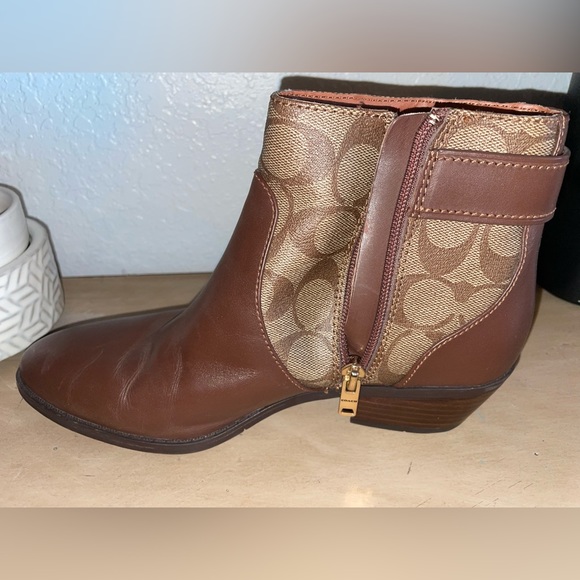 COACH ZIP UP BOOTS - Picture 3 of 4